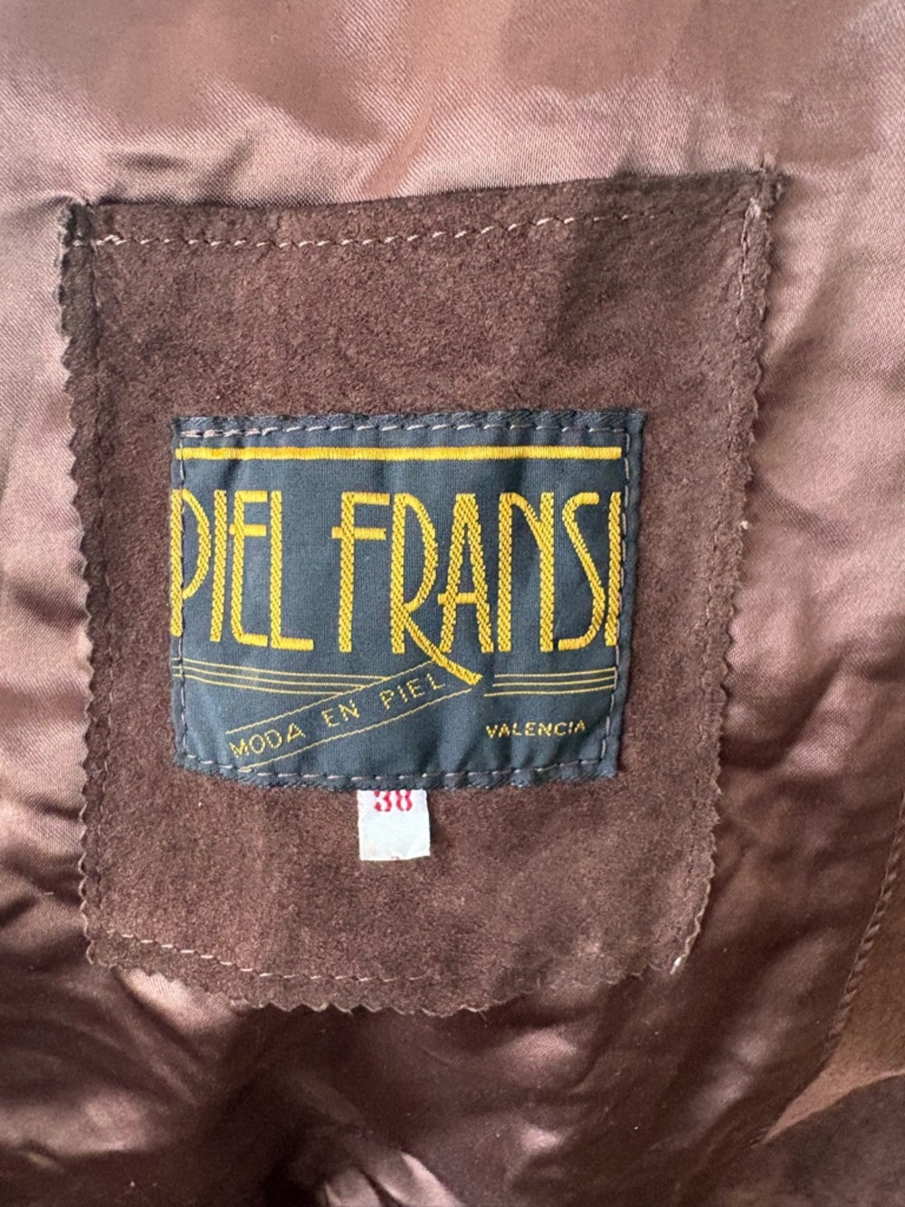 80s suede swing coat - Picture 5 of 8